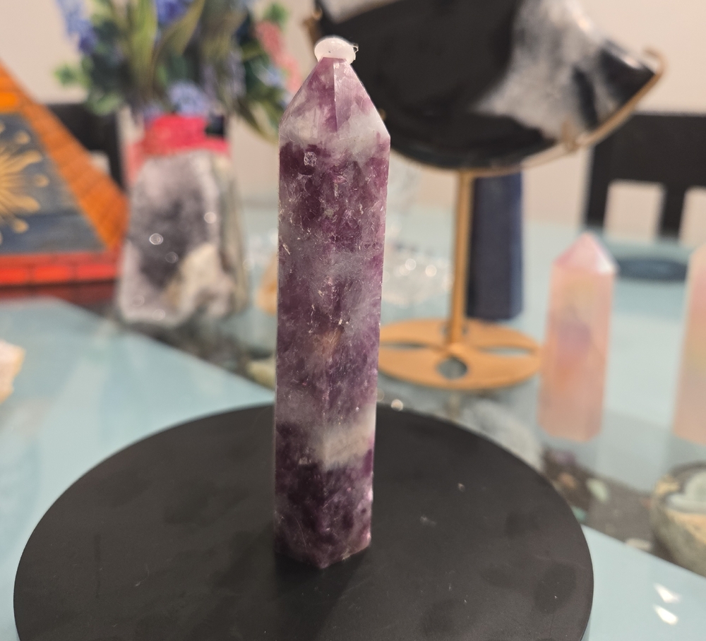 Purple Mica Crystal Tower
